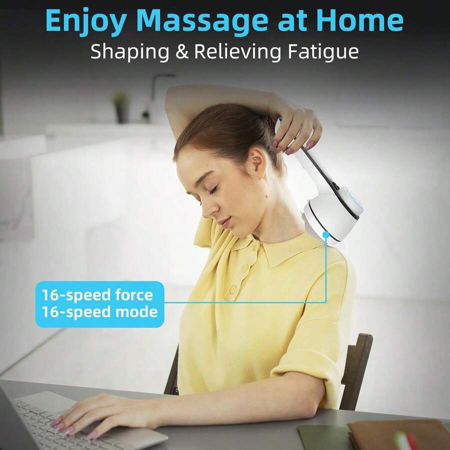 Wireless Electric Massager Handheld Body Sculptor With 8 Massage
