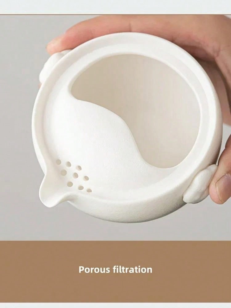 160ML Camping Travel Tea Set Outdoor Cute Dog Teapots And Cups Portable