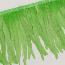 1m Borlas de plumas de gallo de colores Adorno de artesanía Adornos para manualidades DIY, decoración de fiesta festiva