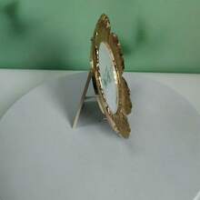 1pc, Khung ảnh trang trí đơn giản màu vàng hoặc bạc với giấy lót ngẫu nhiên, thích hợp làm vật dụng trang trí nhà cửa và trưng bày ảnh - vàng nhạt - Xem 6