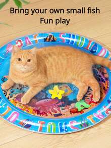 猫爪形充水宠物垫，夏季降温充气水垫狗床 - 彩色 - 查看 8