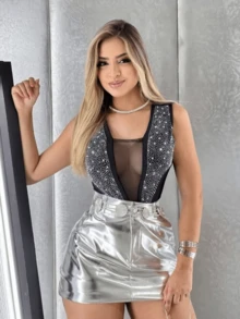 Tuli Bodysuit - màu đen - Xem 1