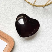 Cute 3D Glossy Heart Phone Holder Finger Grip Tok Bracket Compatible With IPhone, Android Phone, Gift For Birthday, Family, Friends Push-Pull Phone Grip, Phone Accessories