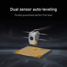 Impresora 3D QIDI Tech Q1 Pro, motores Z duales, cámara calentada a 60 ℃, impresión a 350 °C, extrusora trimetal, nivelación automática, alta velocidad ≤600 mm/s, CPU de 64 bits, detección de filamento, 245 x 245 x 240 mm - Enchufe de la UE .
