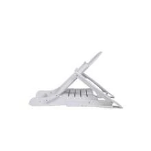 Folding Adirondack Chair, Relaxing Stackable Arm Rest Ergonomic HDPE All-Weather Adirondack Chair - 仿古白+HDPE+美式設計+美式傳統-1 - 查看 5