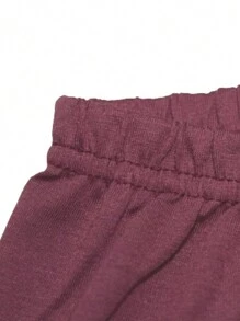 Men's Long Open Basic Comfortable Pajamas Plain Colors - Màu Đỏ Sâu - Xem 6