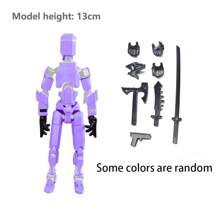 1 Set Of 6+ Educational DIY Lucky 13 Building Blocks Robot And Accessories, Full Articulated Posable Figures, 3D Printed Dummy 13 Toys, DIY Stress Relief Toys (Some Colors Randomly Shipped)