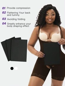 larrycard 3pcs Compression Abdominal Belly Lipo Foam Pad Tummy Tucks Faja Ab Board