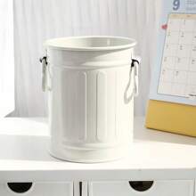 1 件趣味大嘴铁笔筒，创意可爱学生办公桌收纳盒，化妆品收纳盒，适用于学校办公室，办公桌装饰，办公桌垃圾桶，需要 DIY 设计，铅笔盒，铅笔袋，书包 - 彩色 - 查看 11