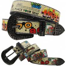 Thắt lưng in họa tiết Punk đính đá giả kim cương giả cổ điển 70 80 thắt lưng nam phong cách phương Tây S Y2K thắt lưng mùa hè, trường học thường ngày, kinh doanh, bạn trai chồng cha bố quà tặng cho nam giới, trang phục hàng ngày, thời trang, thanh thiếu niên, ngoài trời, kỳ nghỉ, thể thao, du lịch, đường phố, boho, cổ điển mùa thu, mùa thu, phụ kiện Halloween thu đông, thích hợp cho thanh thiếu niên, thanh niên, nam giới, thường ngày, ngoài trời, thể thao, kỳ nghỉ, quà tặng tốt nghiệp, sinh nhật, trang phục hàng ngày - Nhiều màu - Xem 8
