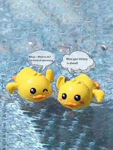 Bath And Swimming Water Toys - Frog, Turtle, And Duck - Multicolor - View 2