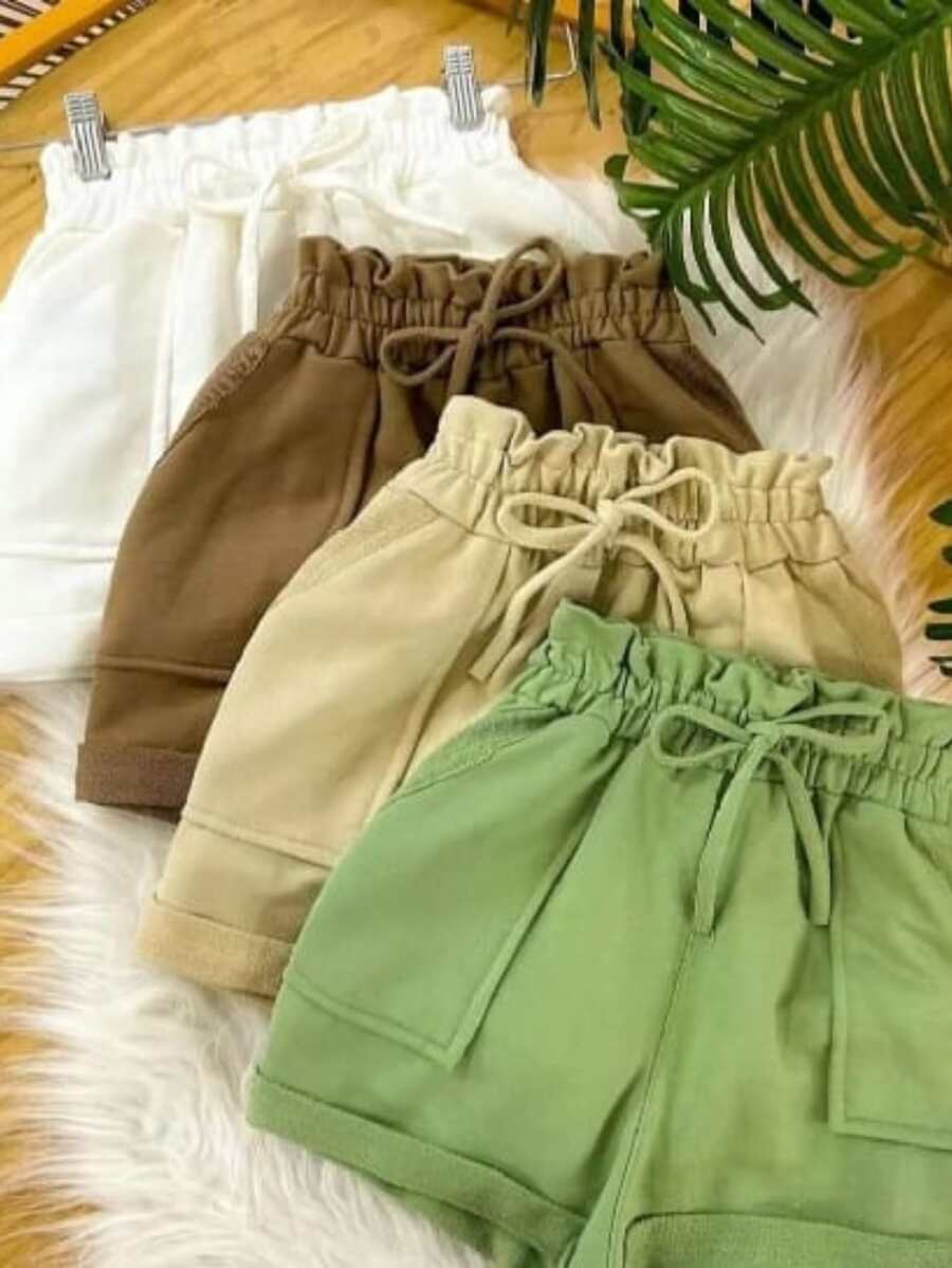 Women's Sweatshirt Shorts. - 綠色 - 查看 1