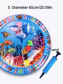 猫爪形充水宠物垫，夏季降温充气水垫狗床 - 彩色 - 查看 9