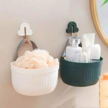 1/2/3 Pieces Multipurpose Basket Bathroom Cosmetics Home Kitchen Small Items Onion Ginger Garlic Fruits And Vegetables - 橘色 - 查看 4