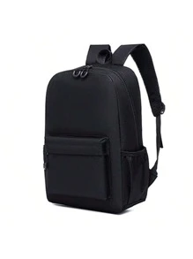 Dây đeo vai có thể tùy chỉnh, Tên có thể tùy chỉnh, Văn bản có thể tùy chỉnh, Ảnh có thể tùy chỉnh, Tự làm, Màu trơn, Tối giản, Dung tích lớn, Nhẹ, Dây đeo thoải mái, Thiết kế khóa kéo, Trường học, Công việc, Học sinh, Sinh viên đại học, Học sinh trung học, Học sinh cấp hai, Học sinh tiểu học, Du lịch, Vật dụng cần thiết khi đi du lịch, Quà tặng năm mới, Túi đựng đồ du lịch - màu đen - Xem 6