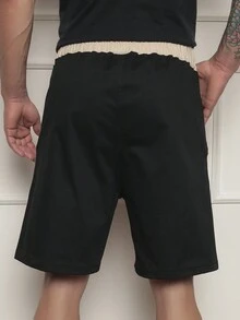 Bermuda Men's Twill Street - 黑色 - 查看 5