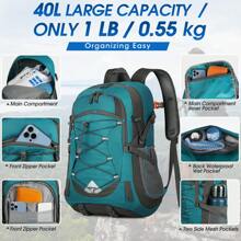 Hiking Backpack 40L Packable Lightweight Camping Backpack Men Women Waterproof Hiking Daypack Outdoor Travel Daypack