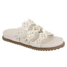 New Polka Dot Flat Papete Sandal - 白色 - 查看 1