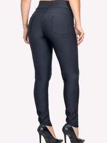 Women's Slimming And Waist Shaping Lipo Pants That Shape Your Waist - 黑色 - 查看 2