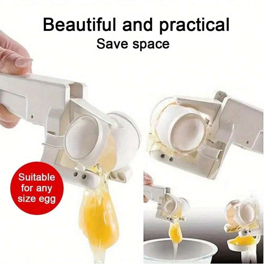 Abridor Y Cortador De Huevos - 2 En 1 De Acero Inoxidable - También Para Cortar Frutas Y Verduras - Fácil De Limpiar