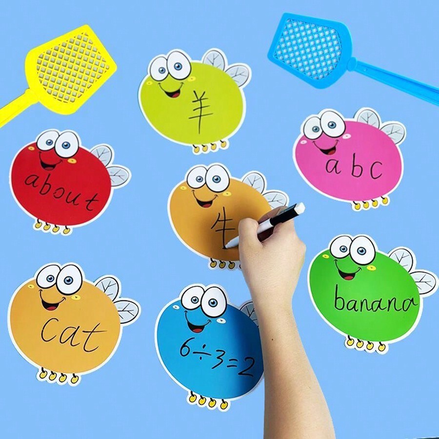30pcs Kids Funny Fly Swatter, Math Multiplication Mnemonic Tool
