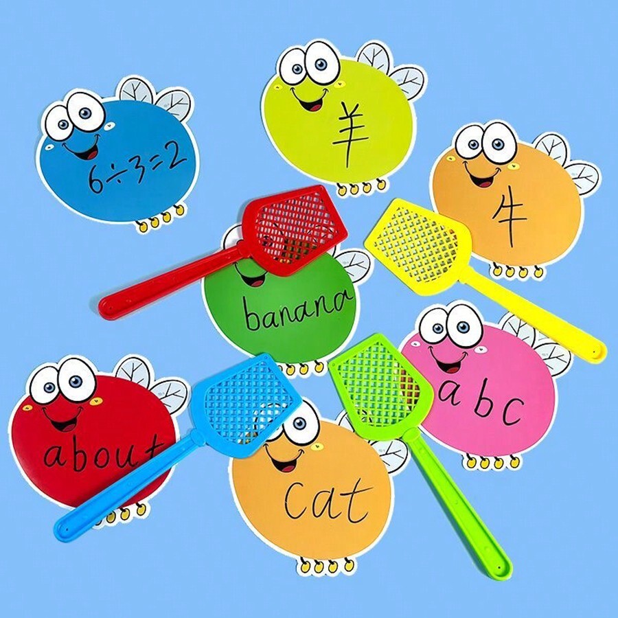 30pcs Kids Funny Fly Swatter, Math Multiplication Mnemonic Tool