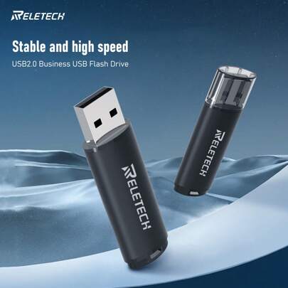 Reletech 1pc USB Flash Drive USB 2.0 Flash Memory Stick Thumb Stick Pen For Car/Computer/Laptop, 16G 32G 64G 128G