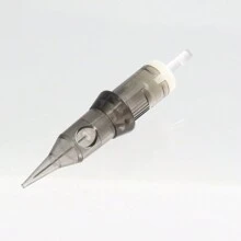 灰色纹身针盒 50 支/盒 RL RS RM M1 尺寸专业一次性紫色针头永久眉毛唇妆针头适用于纹身机笔 - 灰色 - 查看 10