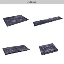 Naar 2x3, Machine Washable Area Rugs, Low-Pile, Non-Slip, Non-Shedding, Foldable,  Area Rugs For Living Room, Bedroom, Kitchen, Dining Room Rug - Perfect Gift, (Black+ Gray, 2'x3')