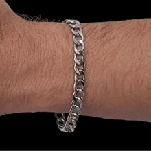 Relógio Masculino Prateado de Aço Inoxidável + Pulseira