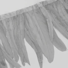 1m Borlas de plumas de gallo de colores Adorno de artesanía Adornos para manualidades DIY, decoración de fiesta festiva