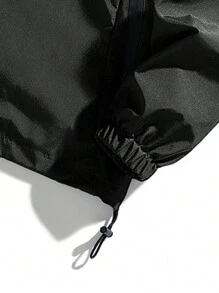Men's Lightweight Loose Hooded Zip-Up Jacket For Spring & Autumn Casual Outdoor Trips