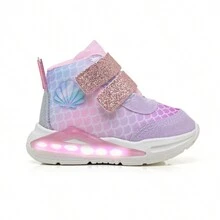 Children's Sneakers With LED Long Lasting Mini Foot - 淺粉色 - 查看 1