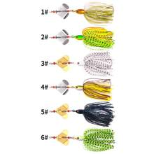 HENGJIA 1pc 13.5cm 20g Spinner Bait Fishing Lure Pinwheel Blade Chatter Bait Dancer Buzzbait 3/0 Fishing Hook For Bass Pike - Multicolor - View 10