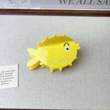 全新醋酸纤维海洋系列发夹 - 海豚、鲸鱼、水母超大发夹,装饰发饰发夹爪夹发夹发夹发夹发夹秋冬度假装女士 - 多色 - 查看 14