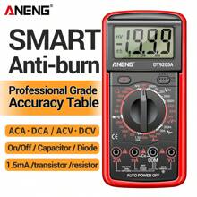ANENG DT9205A-12 1999 Đếm Đồng hồ vạn năng kỹ thuật số Máy kiểm tra điện áp dòng điện AC Đồng hồ kiểm tra điện Đồng hồ vạn năng tương tự chuyên nghiệp - Nhiều màu - Xem 2