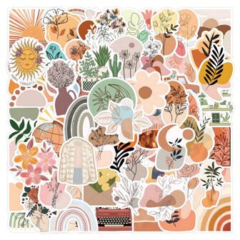 110pcs Bohemian Style Inspirational Phrases Sticker For Vintage Bullet Journal Decoration, Suitcase, Laptop, Tablet, Waterproof Stickers, Journal Stickers, Planner Stickers, Stickers Y2k, Camping Stickers, Word Stickers, Computer Stickers, Inspirational, Scrapbook>Kids Stickers