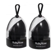 Kit With 2 Makeup Sponges - Ruby Rose Foundation Contour Concealer Chanfrad Color: Black - 無色 - 查看 1