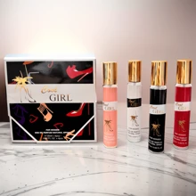 MYSTICAL Women's Fragrance Gift Set, Lasting Fragrance Fresh, Unisex, Portable Travel Set, Lasting Fragrance, Mother's Day, Valentine's Day, Birthday Gift Recommendations, Perfumes For Everyday Life, Dating And Gifts, Four Different Fragrances - 20mlx4 chiếc - Xem 1