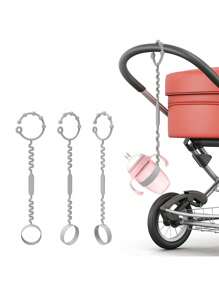 Silikon Anti-fall Seil Für Babyflaschen, Wasserflaschen Und Spielzeug. Geeignet Für Kinderwagen, Hochstühle Und Autositze. Enthält Kein Bpa.