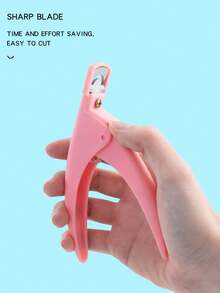 1个亚克力指甲钳，U型指甲剪，握感舒适，专业凝胶指甲强化修剪器 - 中性无香型，多功能美甲护理工具 - 西瓜粉 - 查看 6