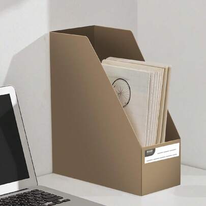 1 件桌面书籍收纳盒，可折叠书架整理器，适用于办公室、学校、家庭使用，返校，返校，学校用品