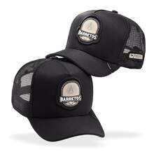 Country Trucker Line Cap Peacock Party Barretos Polyester - NS đen - Xem 1