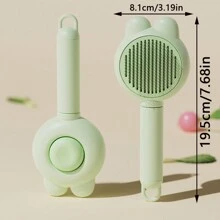 Cepillo autolimpiante para el pelo de perro, cepillo quitapelo de mascota y peine desenredante para perros y gatos, herramienta de aseo para una eliminación de pelo fácil y eficaz