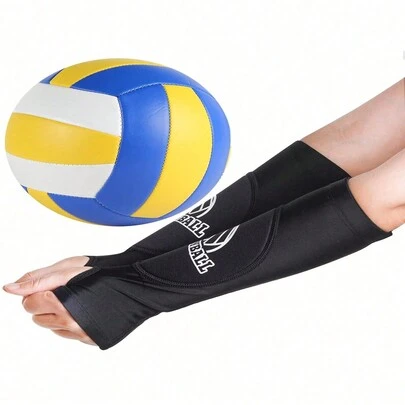 Un par de guardias de brazo para voleibol, guardias de brazo transpirables y de compresión para hombres, mujeres y jóvenes, equipo de protección para entrenamiento de voleibol