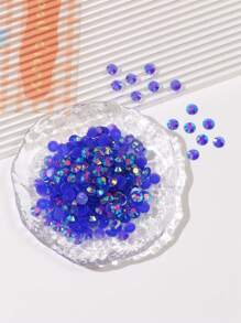 2-6mm Cristales de resina redondos de estilo jelly AB, sin derretir, con fondo plano, piedras de cristal para pegar con pegamento plástico, adecuados para decoración de uñas, ropa, manualidades, tazas, bolsos - 2MM(5000 Uds.) - Ver 30