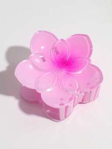 1 pièce Clip à cheveux élégant à la mode avec design floral dégradé, convient pour un port quotidien, cadeau pour femmes Halloween - Multicolore - Voir 14
