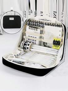 1个，多层大容量铅笔盒，可放笔记本，男女生新款文具盒，初中高中铅笔盒，女生多功能收纳袋，小学生用【本产品仅有笔盒，不包含场景图片配件】L铅笔盒，新学期的完美礼物，返校，学校用品，铅笔袋，书包 - 綠色 - 查看 14