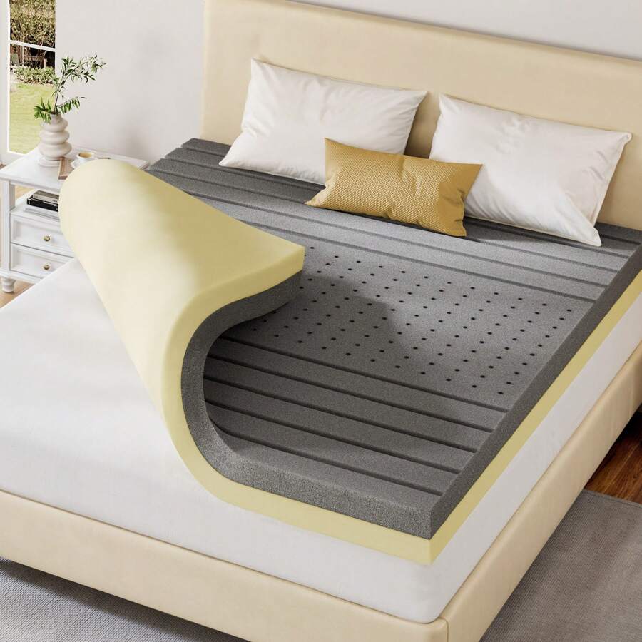 4 inch mattress topper twin full queen king size cooling gel memory
