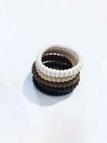 5 件高弹力发带，厚实耐用，不会损坏头发 - 彩色 - 查看 6